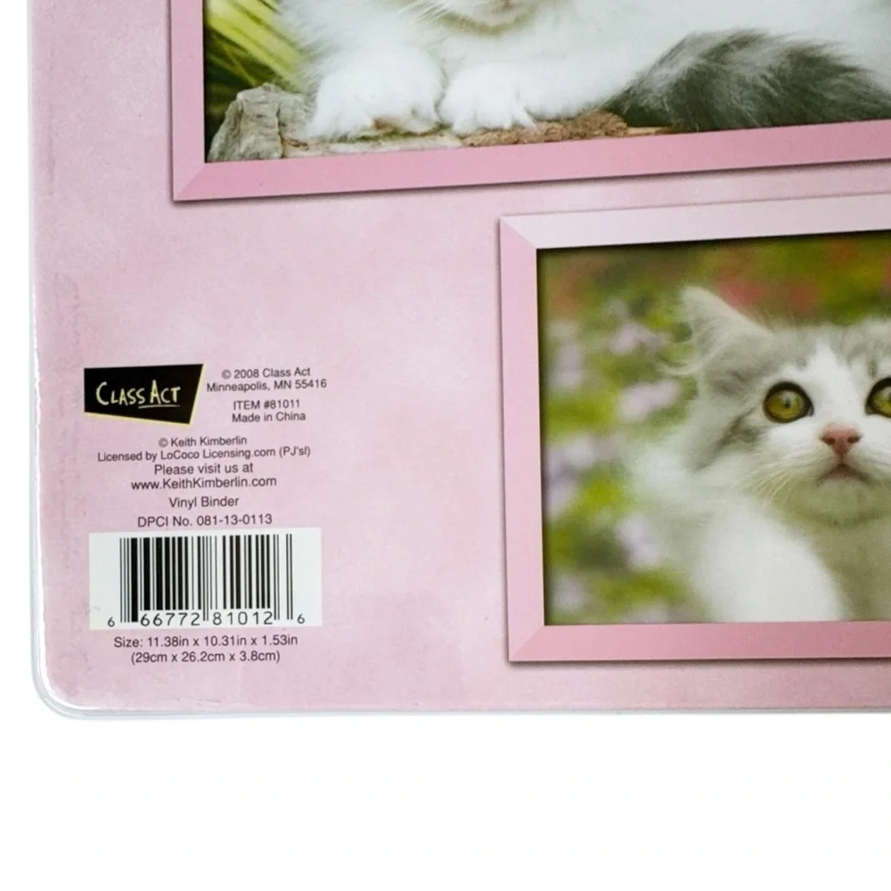 Class Act Keith Kimberlin Y2K Pastel Kitten Binders - Set of 3